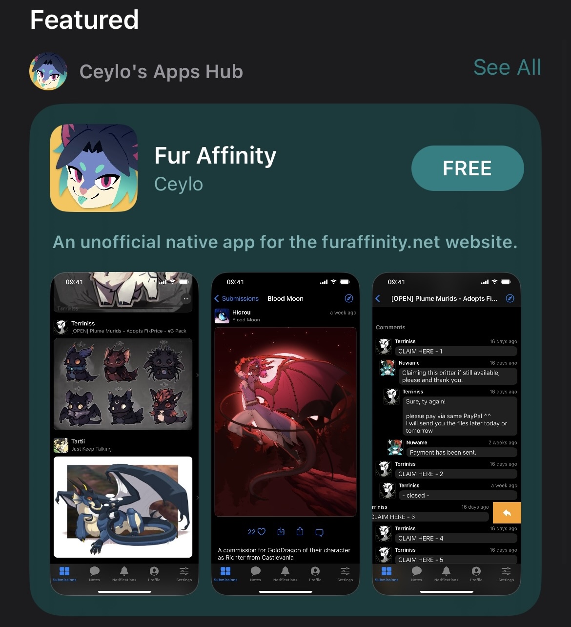 app preview in AltStore